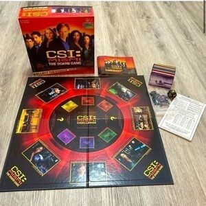 CSI MIAMI The board game of solving crime. 13+ yrs. 2-6 players.